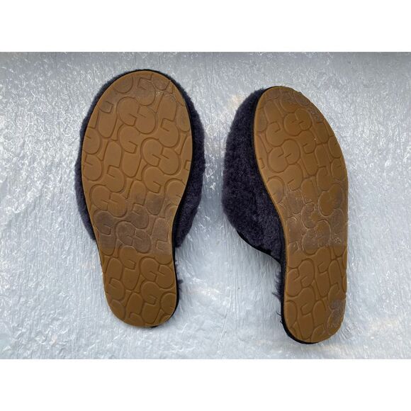 UGG® Women’s Fluffette slippers Navy Sz 6 US - Picture 3 of 10